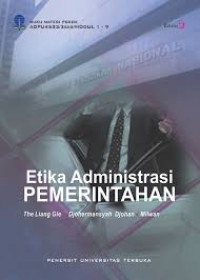 Image of Etika administrasi pemerintahan