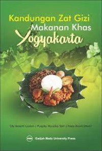 Image of Kandungan zat gizi makanan khas yogyakarta